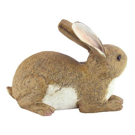 Design Toscano Bashful, the Bunny, Lying Down Garden Rabbit Statue QM200861